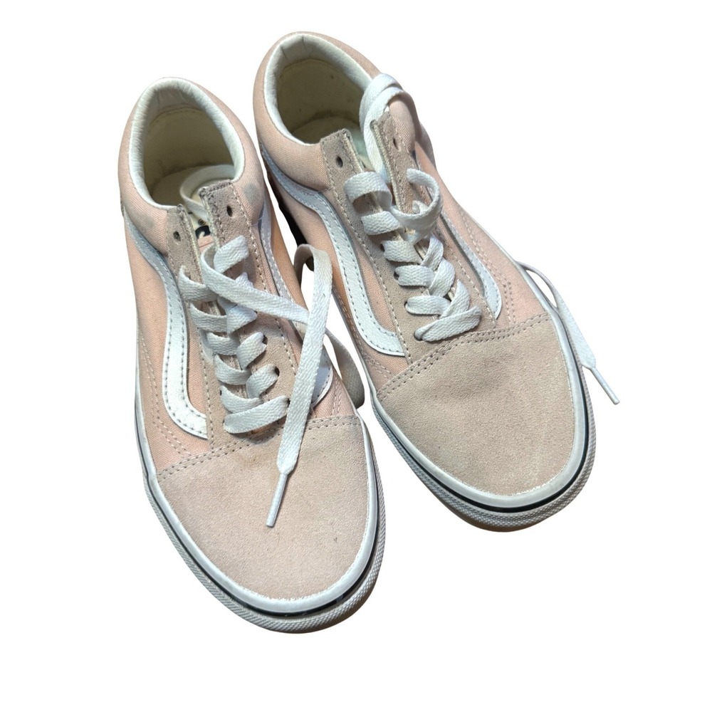 NWT Vans Old Skool Canvas Skate Skateboard Sneaker Shoes‎ Peach Pink Women 5.5